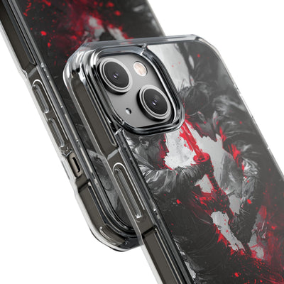 Shattered Crimson Duel · Impact Hoesje voor iPhone · Magsafe