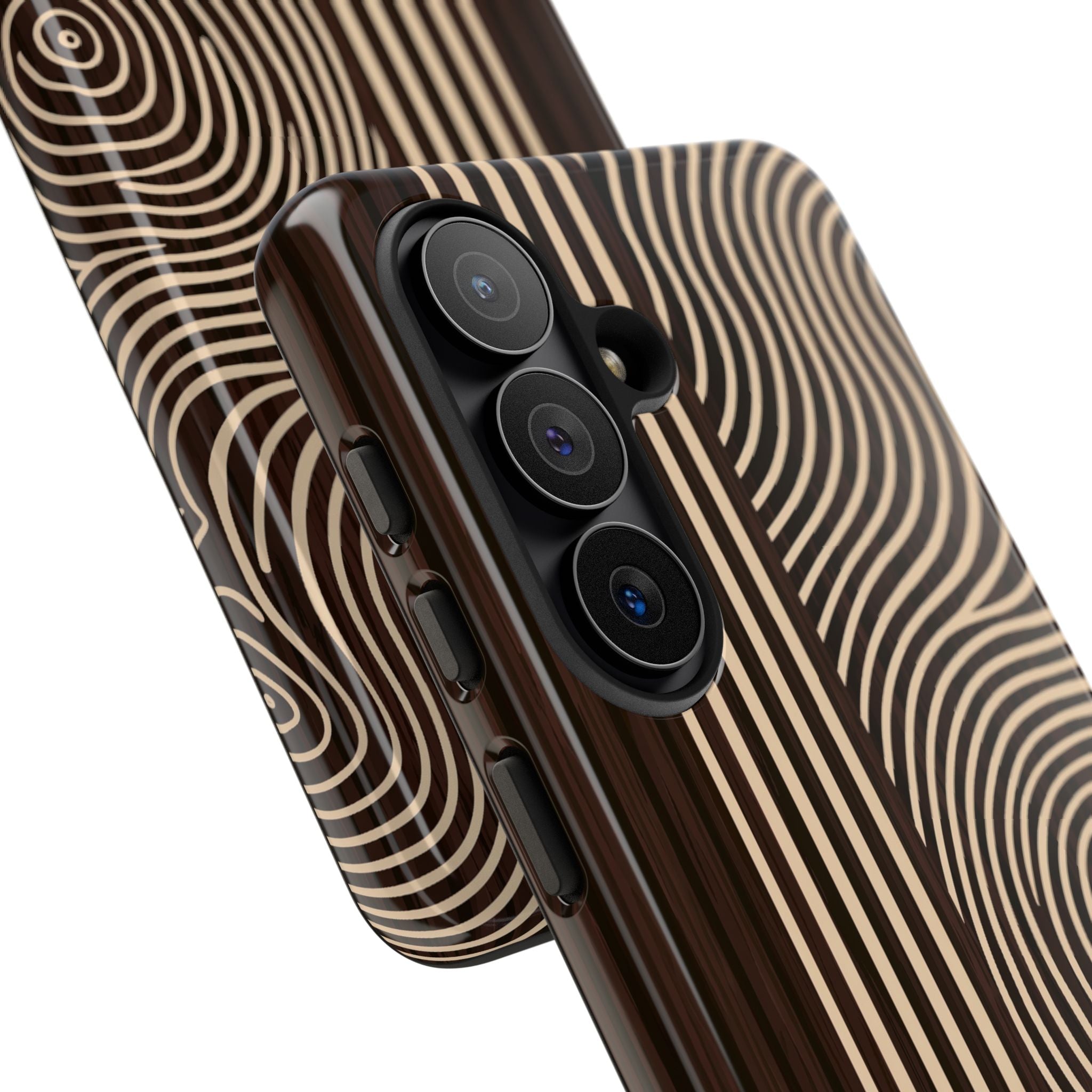 Brown Tough Phone Case for Samsung - Espresso Sand Ridge