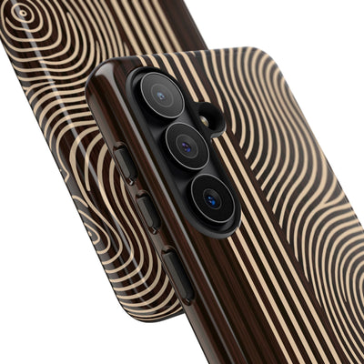 Brown Tough Phone Case for Samsung - Espresso Sand Ridge