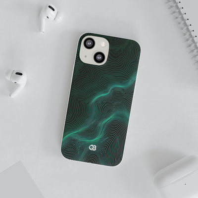 Emerald Topo Ridge · Lite Phone Case for iPhone ·  Green