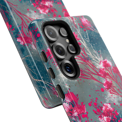 Cyber Blossom · Tough Phone Case for Samsung · Teal