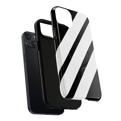Obsidian White Bars · Tough+ Phone Case for iPhone · Magsafe