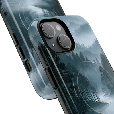 Silent Nordic Fjord · Tough 2.0 Magnetic Phone Case for iPhone · Blue