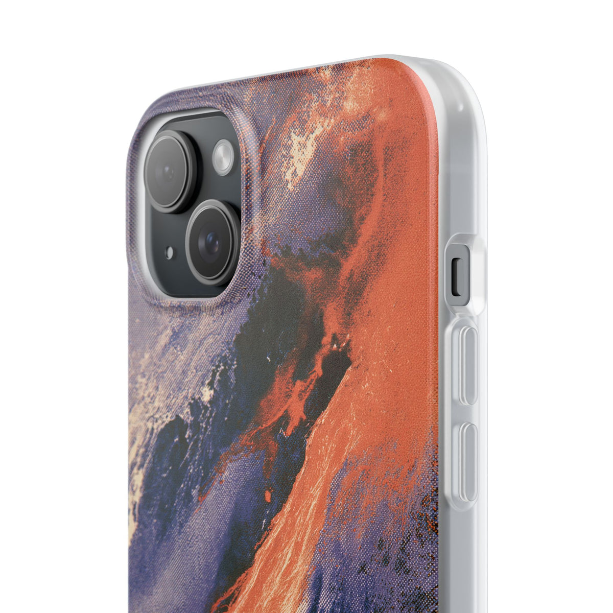 Solar Aura Drift · Lite Phone Case for iPhone ·  Orange