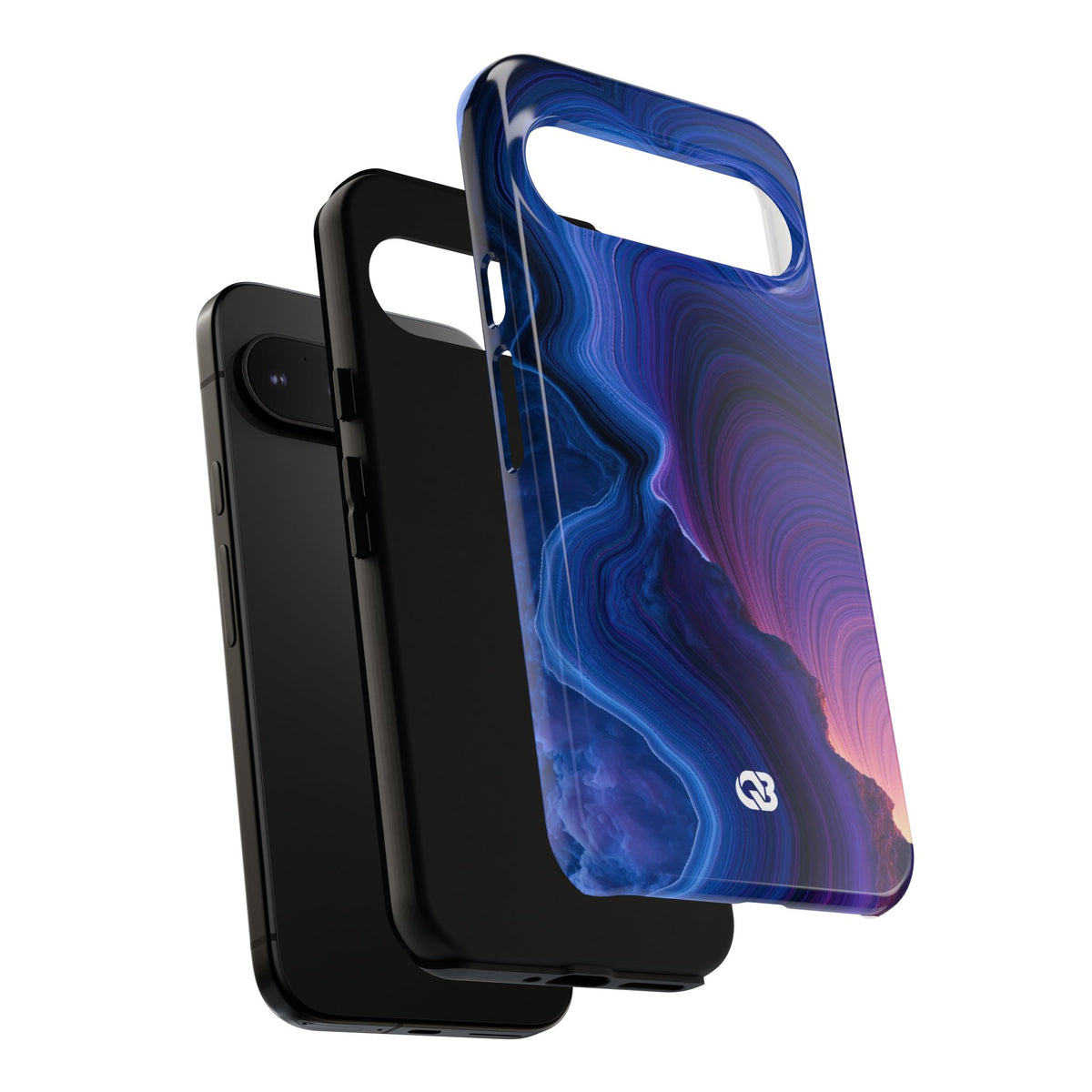 Radiant Strata · Tough Phone Case for Pixel ·  Blue