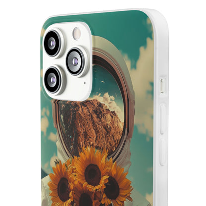 Sonnenblumen-Astronaut iPhone 13 Pro Max - Soft