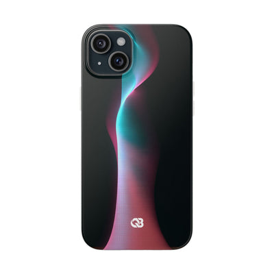 Neon Pixel Flow · Lite Phone Case for iPhone ·  Black