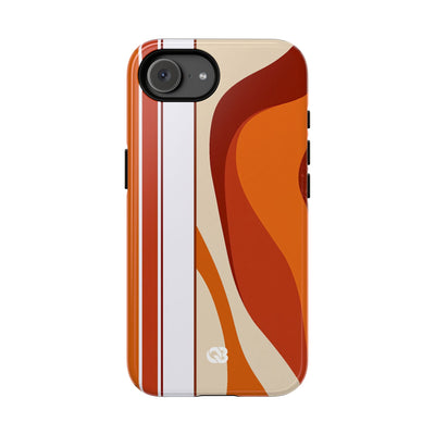 Terracotta Strata · Tough Phone Case for iPhone · Orange