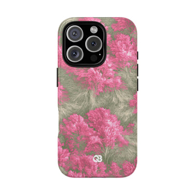Digital Blossom · Tough Phone Case for iPhone · Pink