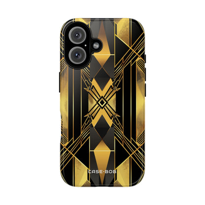 Golden Diamond Radiance iPhone 16 Case - Tough