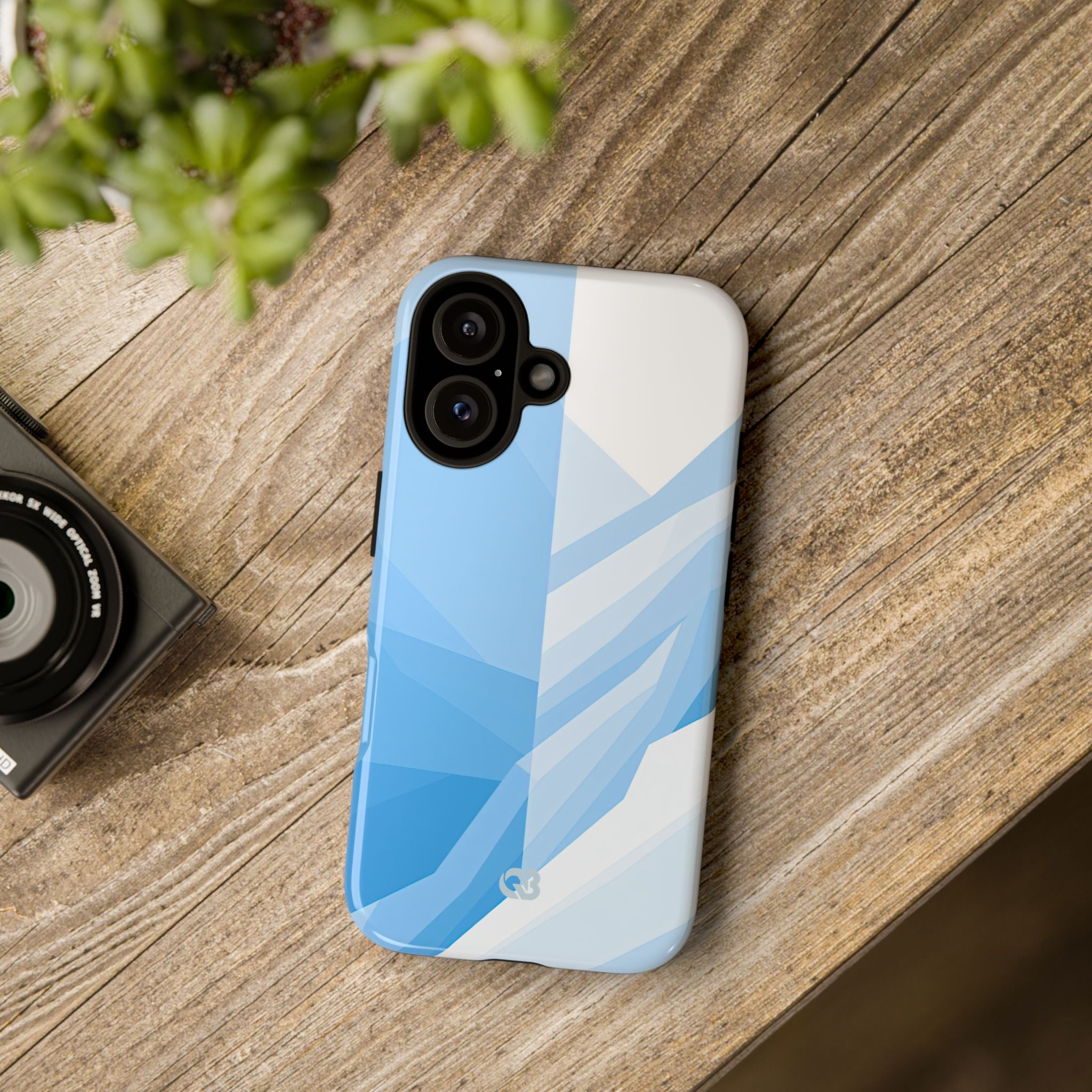 Blue Tough Phone Case for iPhone - Arctic Glacial Ridge