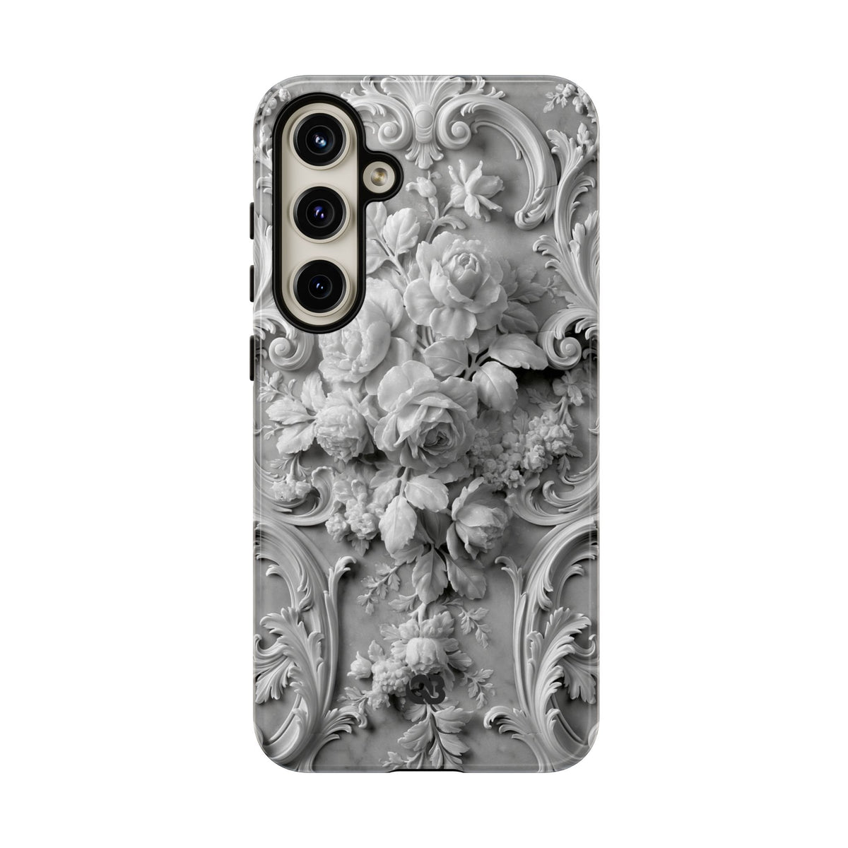 Rococo Marble Rose · Tough Phone Case for Samsung · White