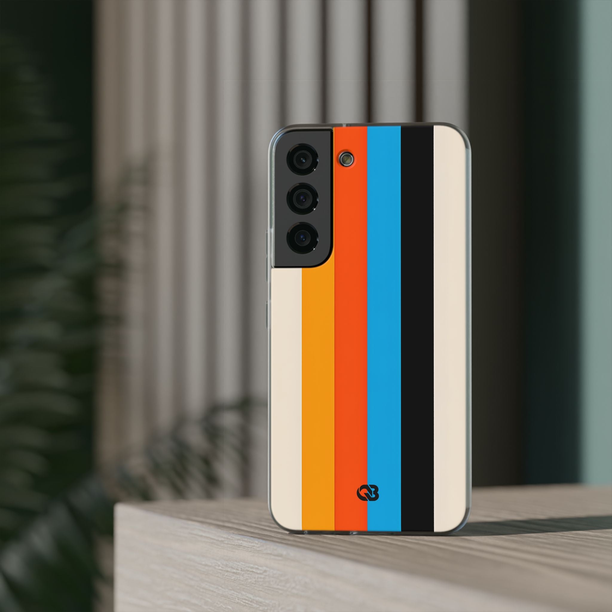 Retro Racing Stripes · Soft Handyhülle für Samsung