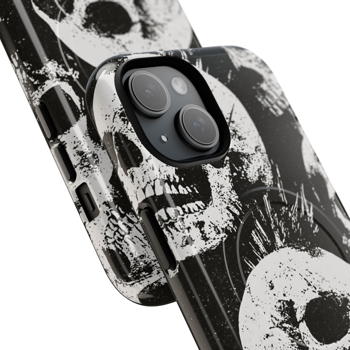 Punk Skull Riot · Tough 2.0 Magnetic Phone Case for iPhone · Black