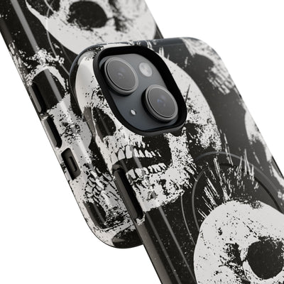 Punk Skull Riot · Tough 2.0 Magnetic Phone Case for iPhone · Black
