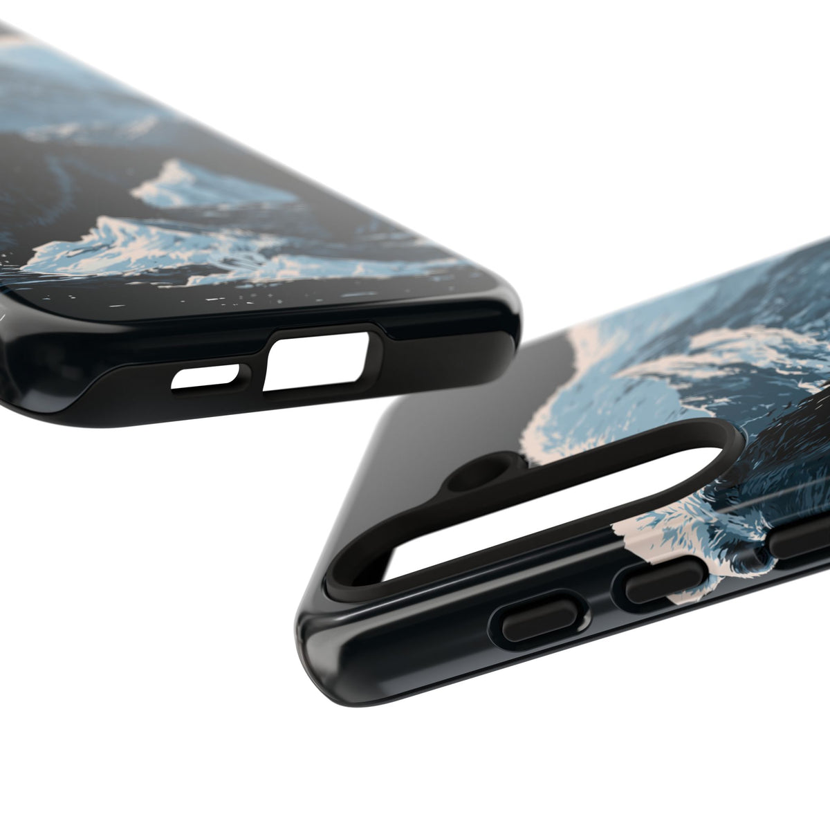 Nordic Arctic Bear · Tough Phone Case for Samsung · Black