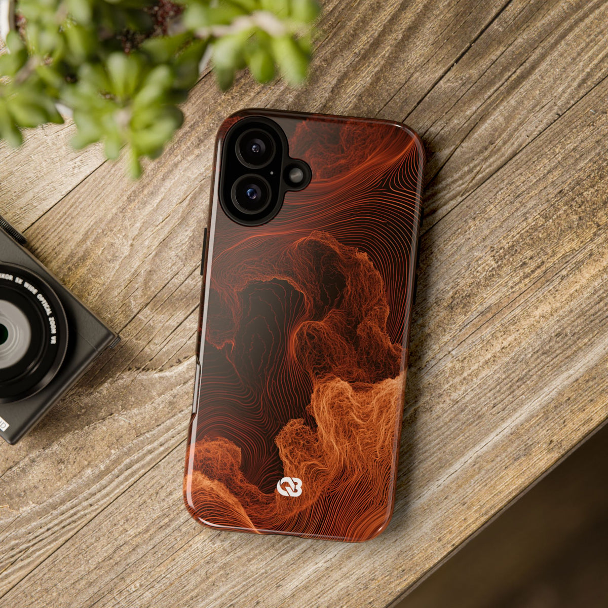 Amber Filament · Tough Phone Case for iPhone · Orange