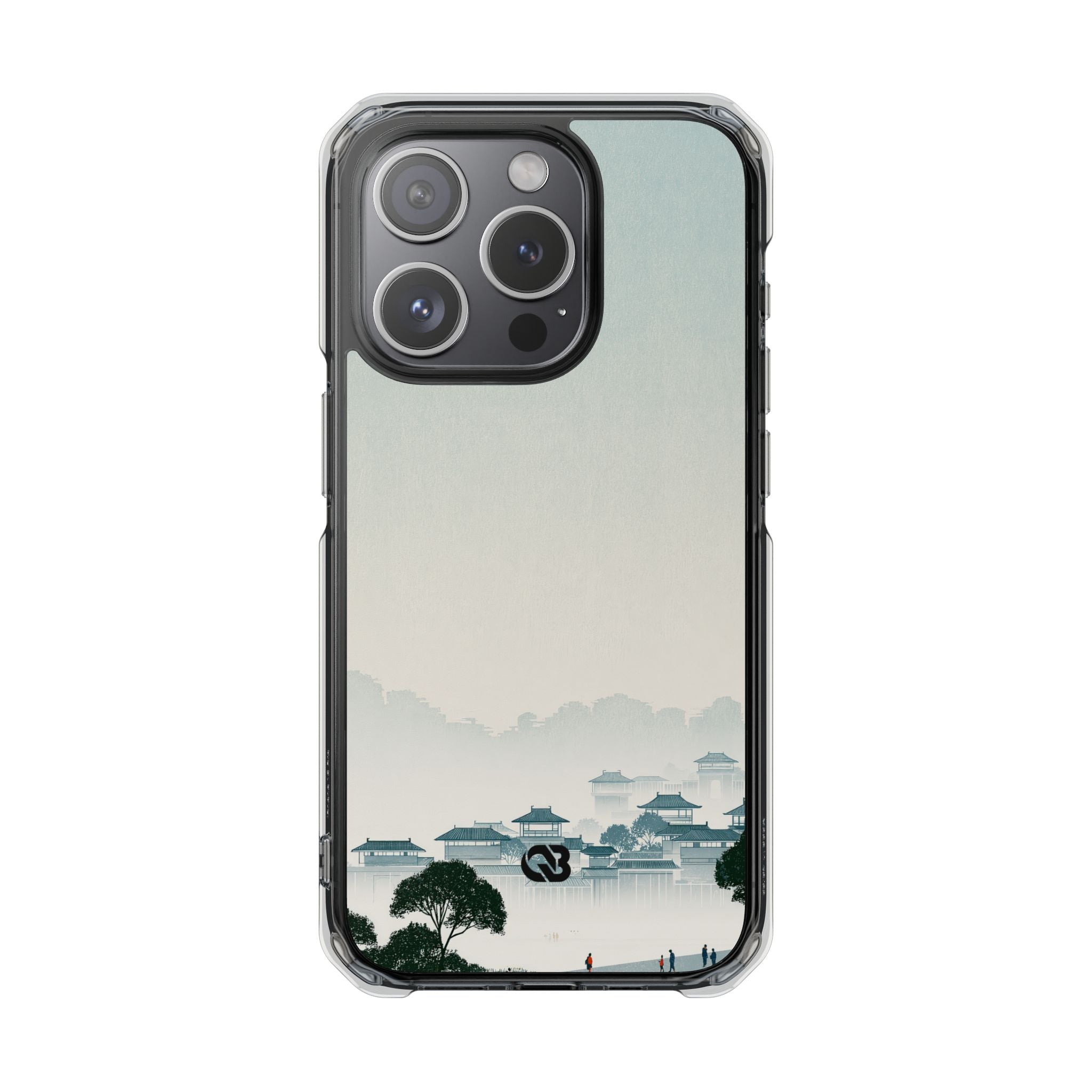 Blue Impact MagSafe Phone Case for iPhone - Mist Valley Pagoda