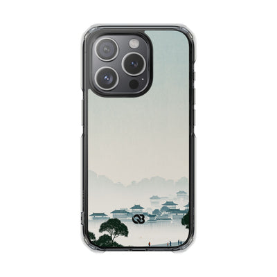 Blue Impact MagSafe Phone Case for iPhone - Mist Valley Pagoda