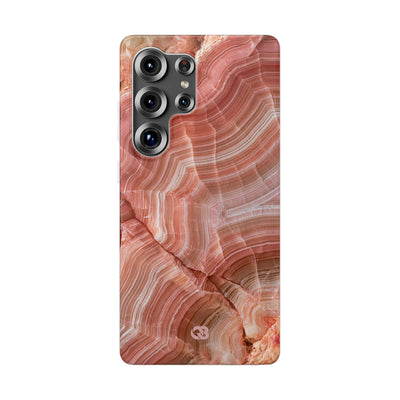 Blushing Rose Strata · Lite Phone Case for Samsung · Pink