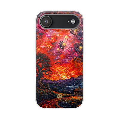 Molten Sky Tree · Soft Handyhülle für iPhone