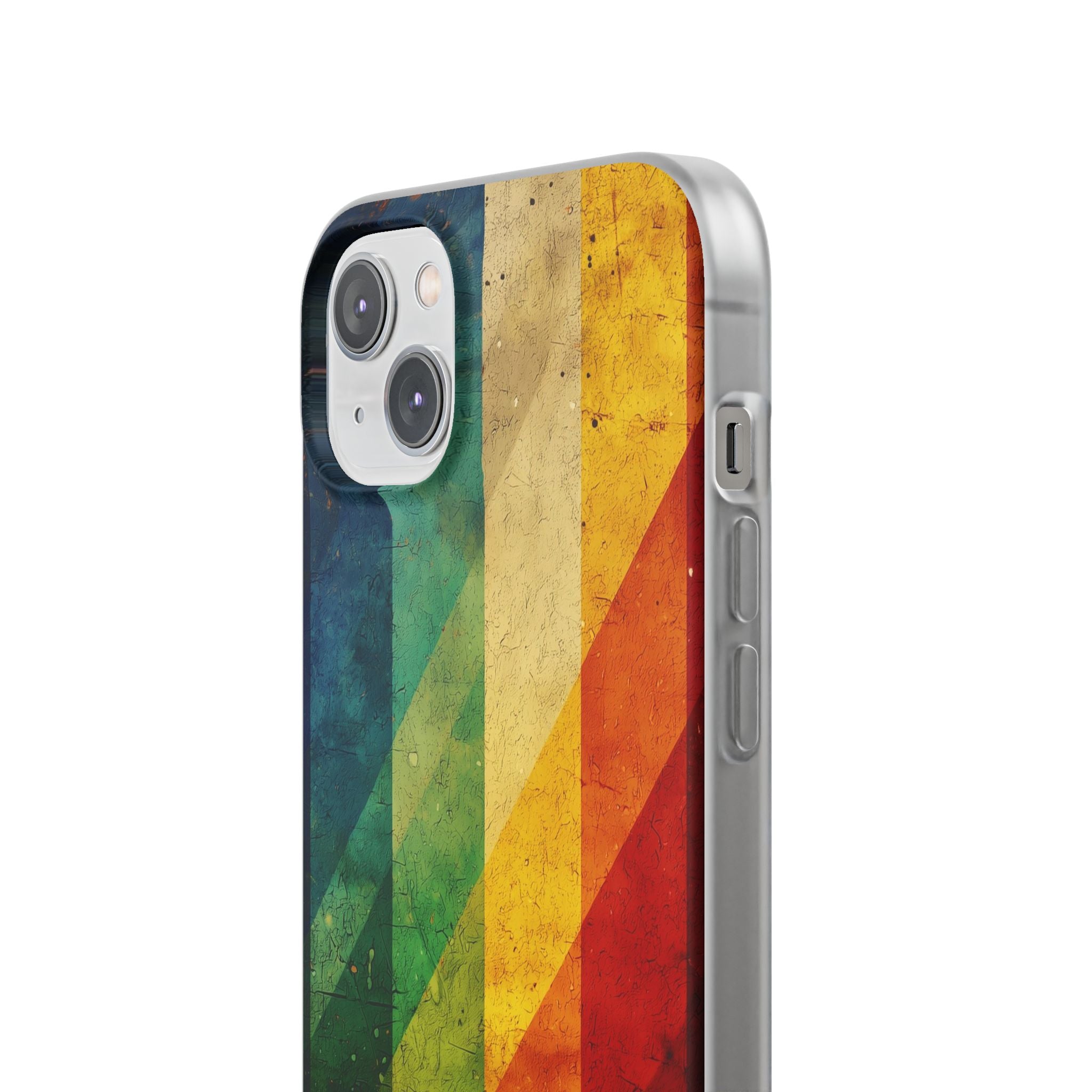 Diagonal Spectrum iPhone 14 Plus Case - Soft