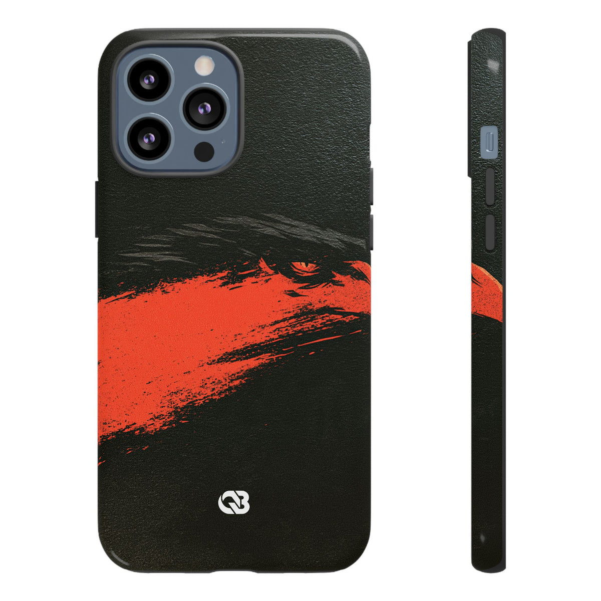 Crimson Raptor Noir · Tough Phone Case for iPhone · Black