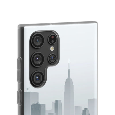 Grey Lite Phone Case for Samsung - Steel Mist Skyline