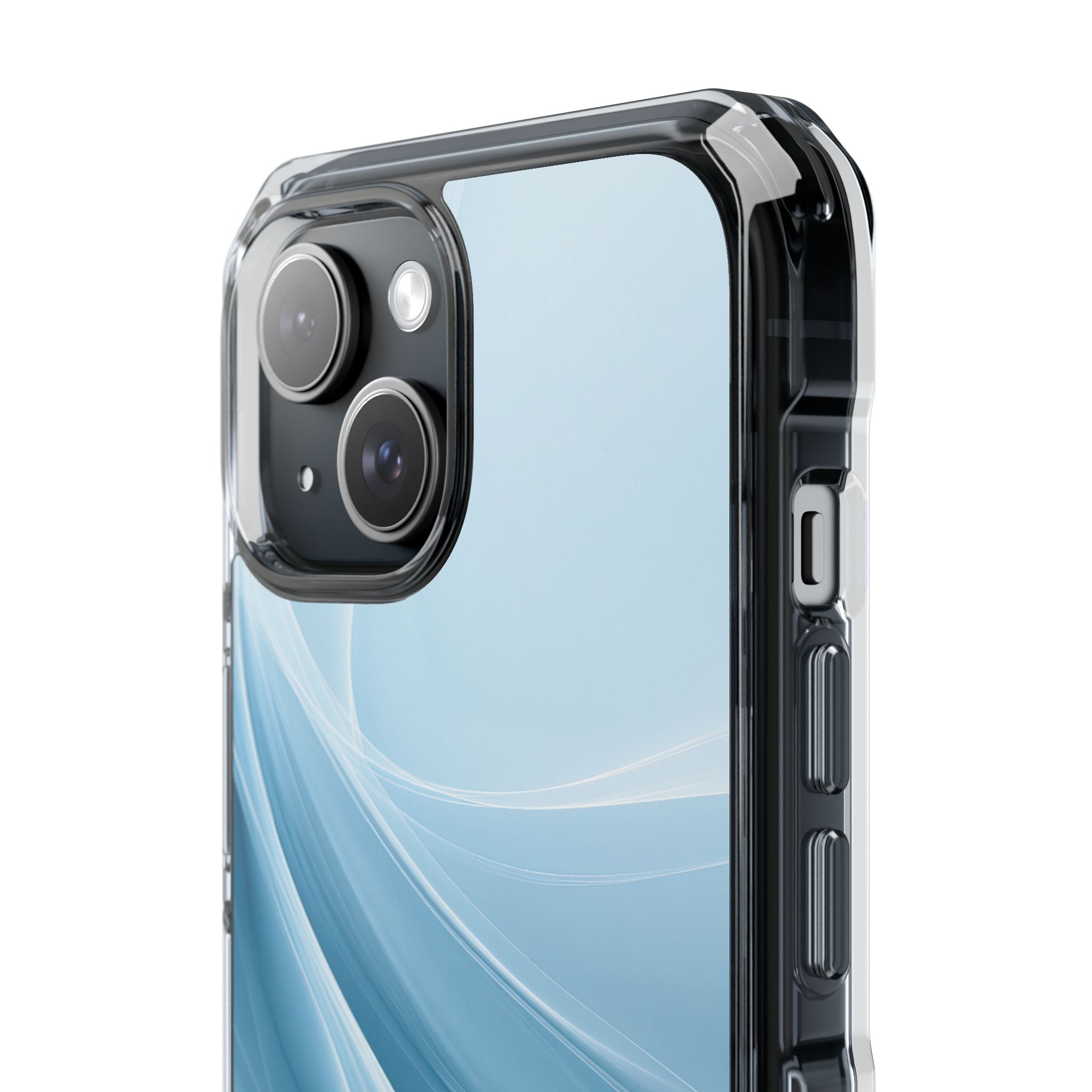 Blue Impact MagSafe Phone Case for iPhone - Arctic Silk Drift