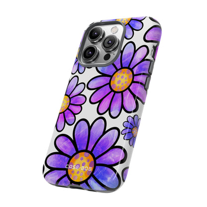 Polka Dot Blooms iPhone 14 Pro Case - Tough