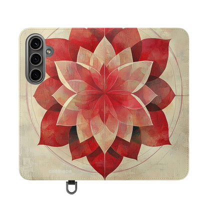 Crimson Bloom - Samsung S24 Plus Case - Wallet