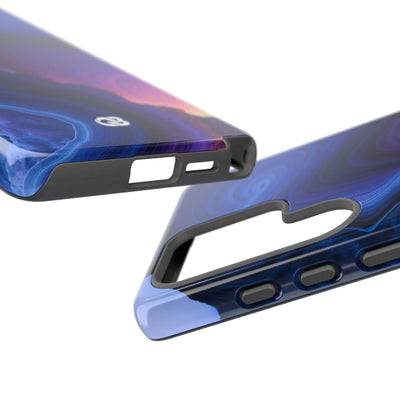Radiant Strata · Tough Phone Case for Samsung · Blue