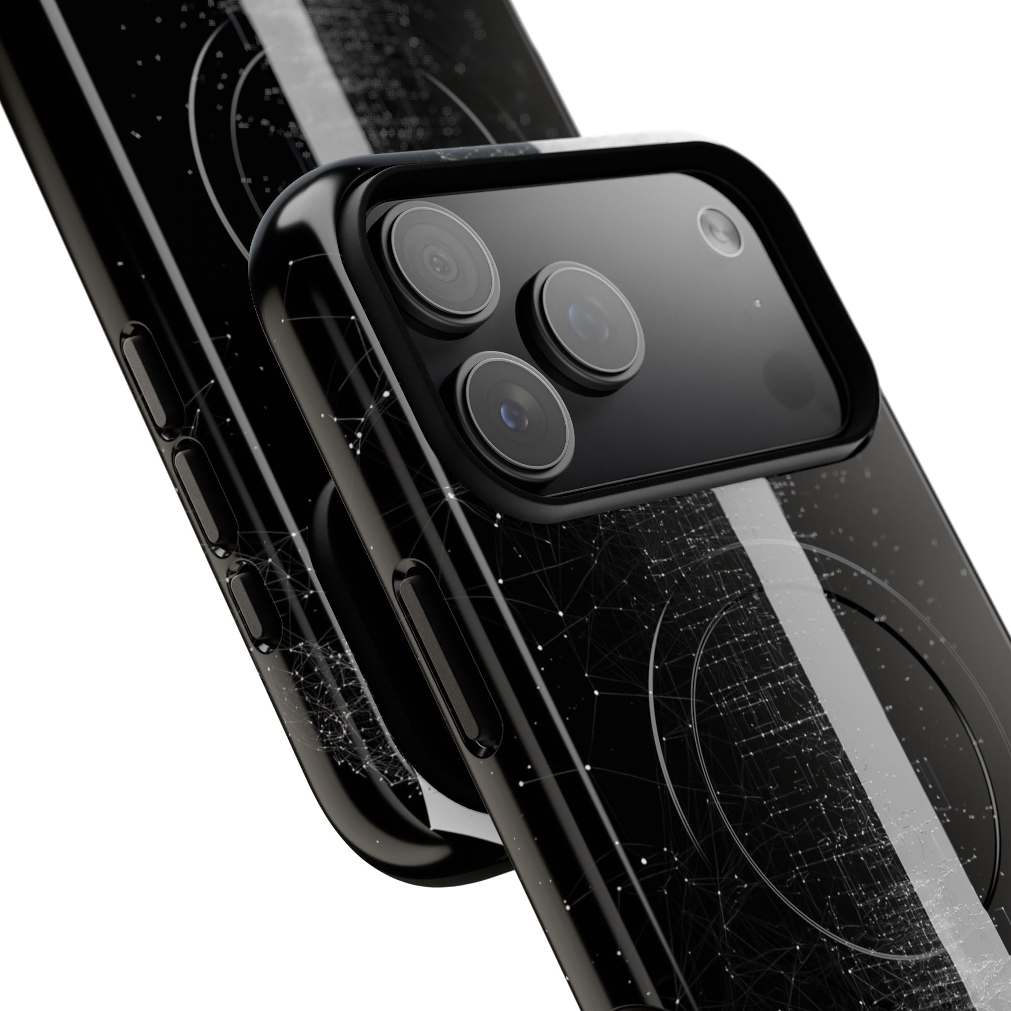 Black Tough 2.0 Magsafe Phone Case for iPhone - Vector Core Monolith