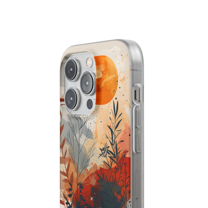 Oranssi Solstice iPhone 14 Pro -pehmeä suojakotelo