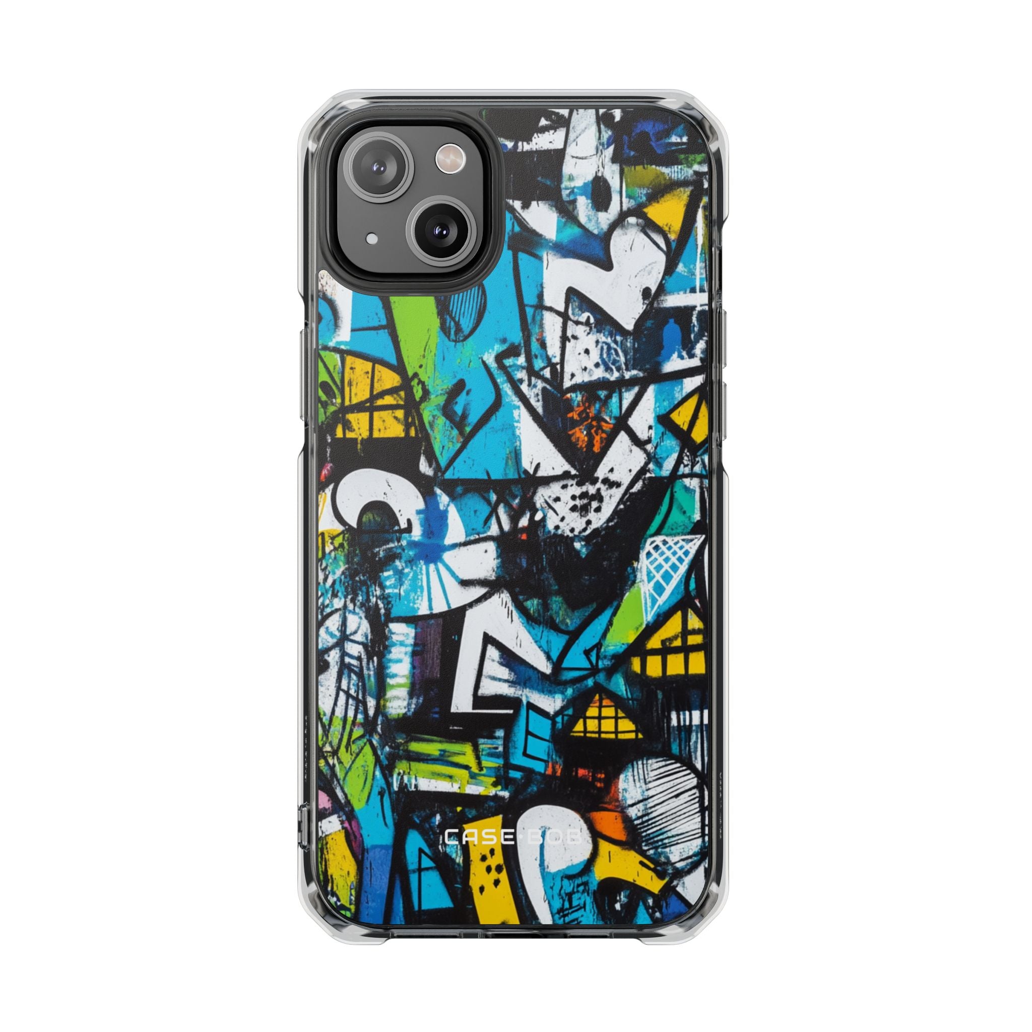 Weißes Ripple Drift iPhone 14 Plus Case - Impact