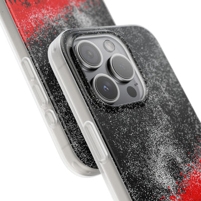Crimson Noir Drip · Lite Phone Case for iPhone ·  Black