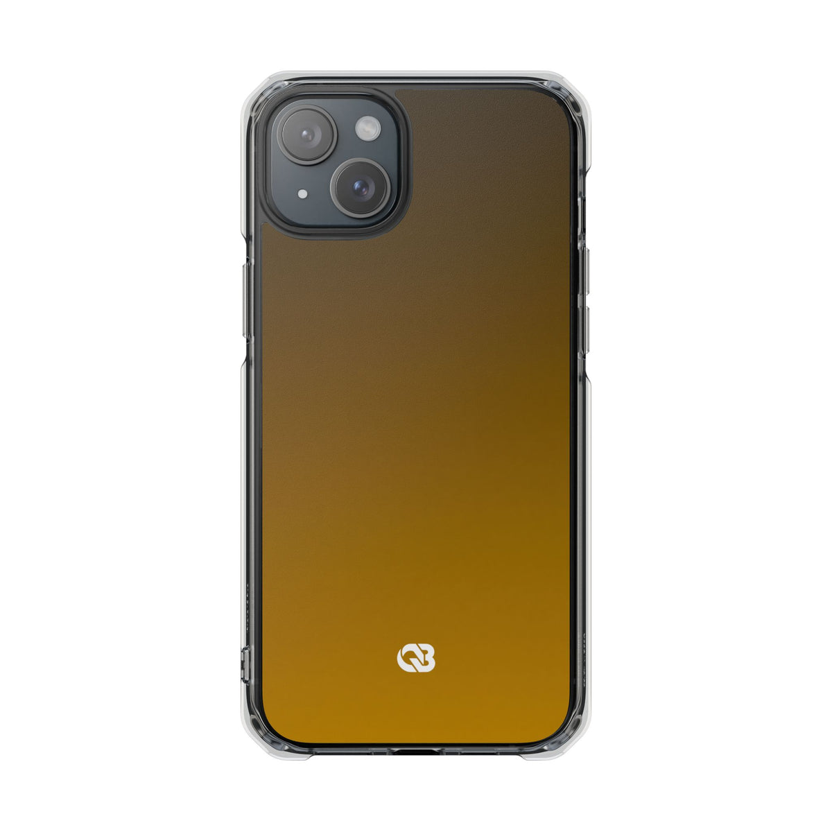 Golden Umber · Clear Impact Magnetic Phone Case for iPhone · Gold