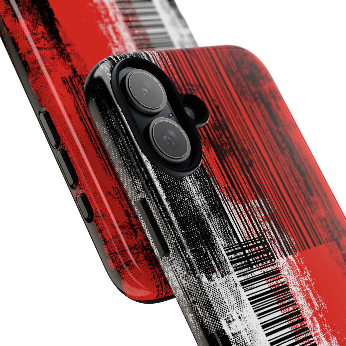 Distorted Barcode · Tough Phone Case for iPhone · Black