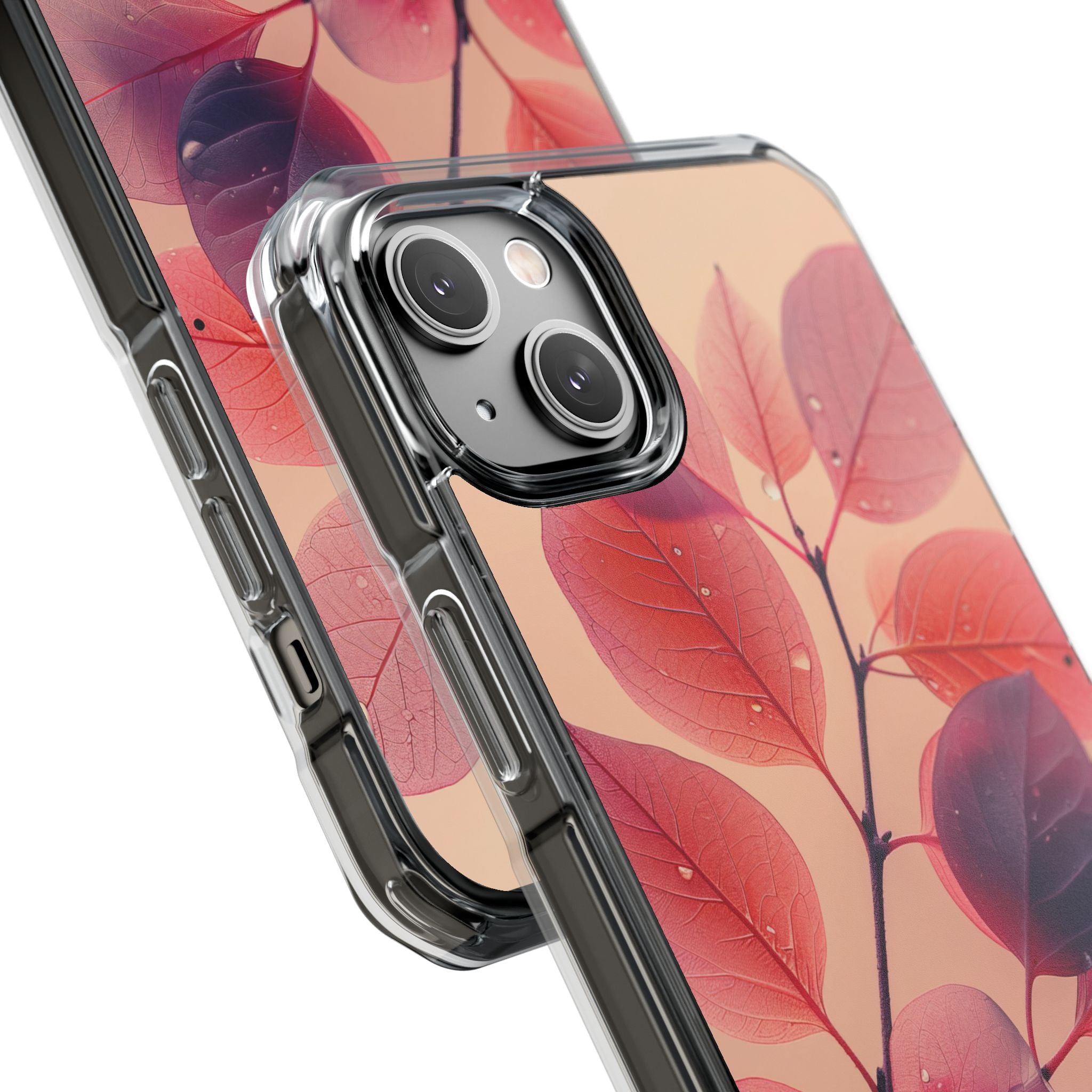 Dewy Magenta Foliage · Impact Custodia per iPhone · Magsafe