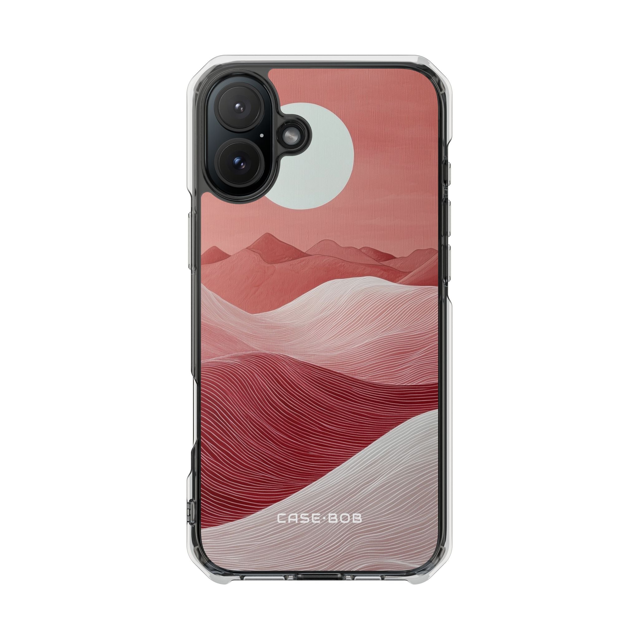 White Orb Dunes iPhone 16 Plus Case - Impact