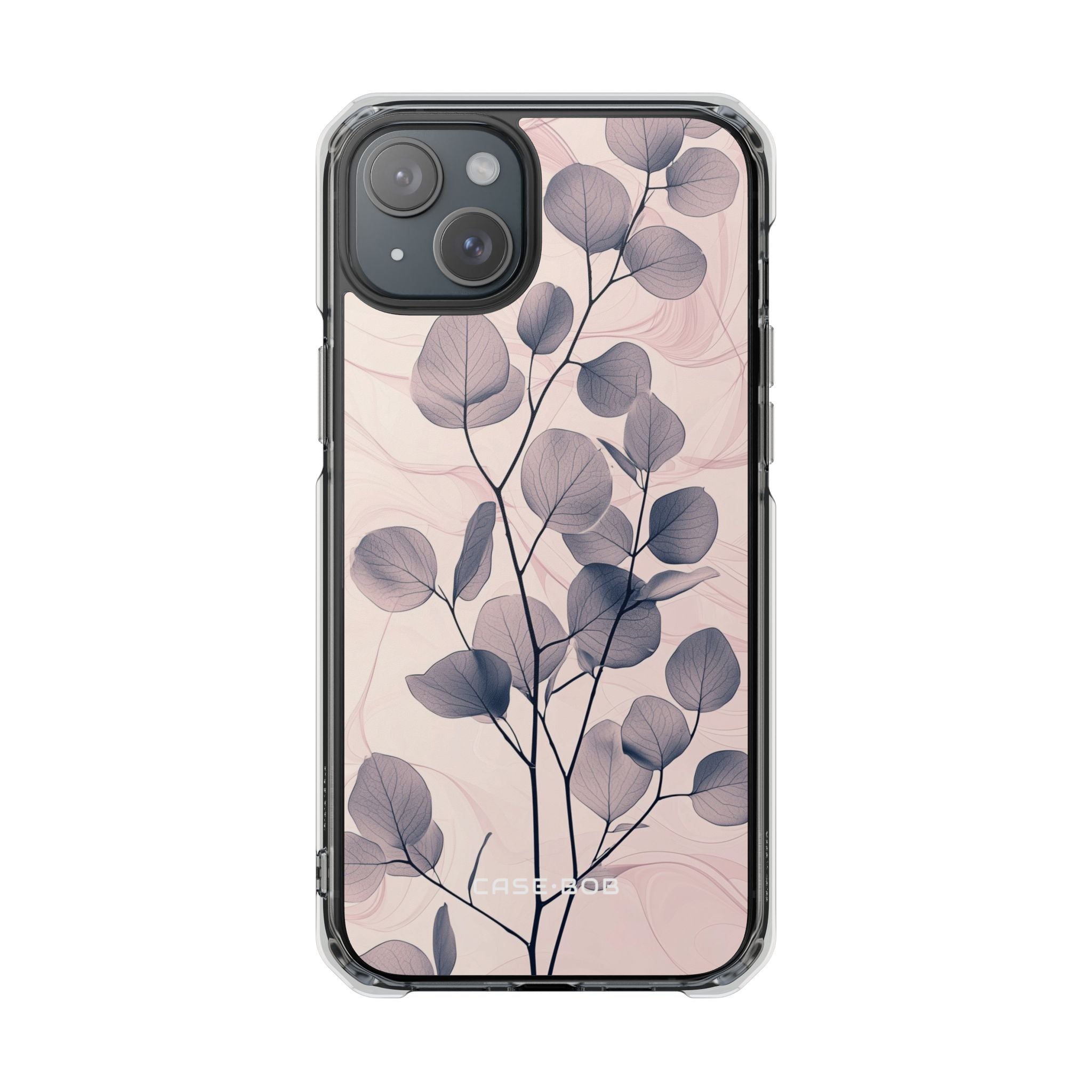 Veined Leaf Whisper iPhone 15 Plus Case - Impact