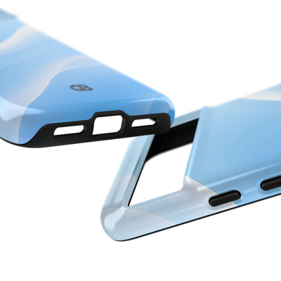 Blue Tough Phone Case for Google Pixel - Glacial Blue Silk