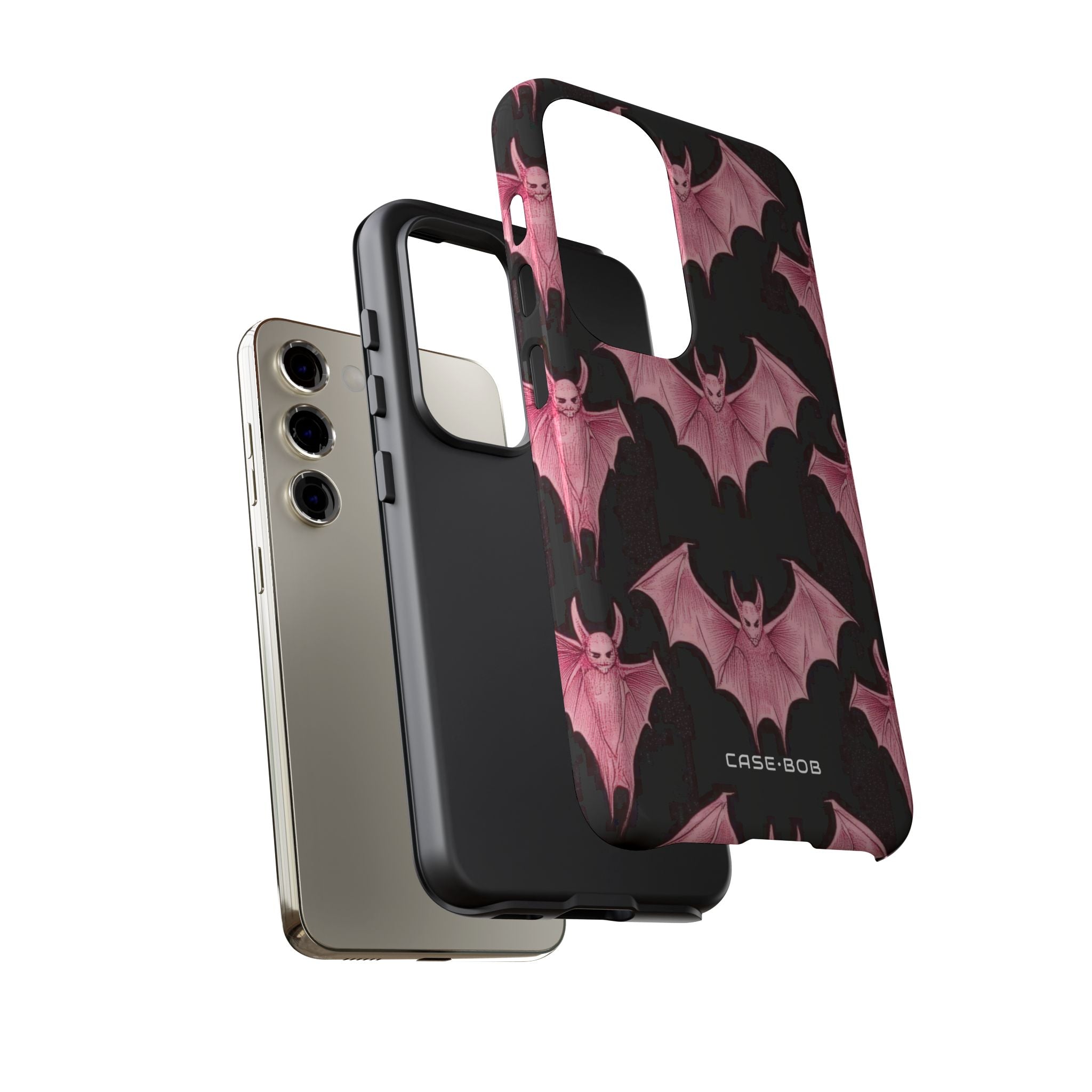 Pink Batwave Samsung S23 Case - Tough
