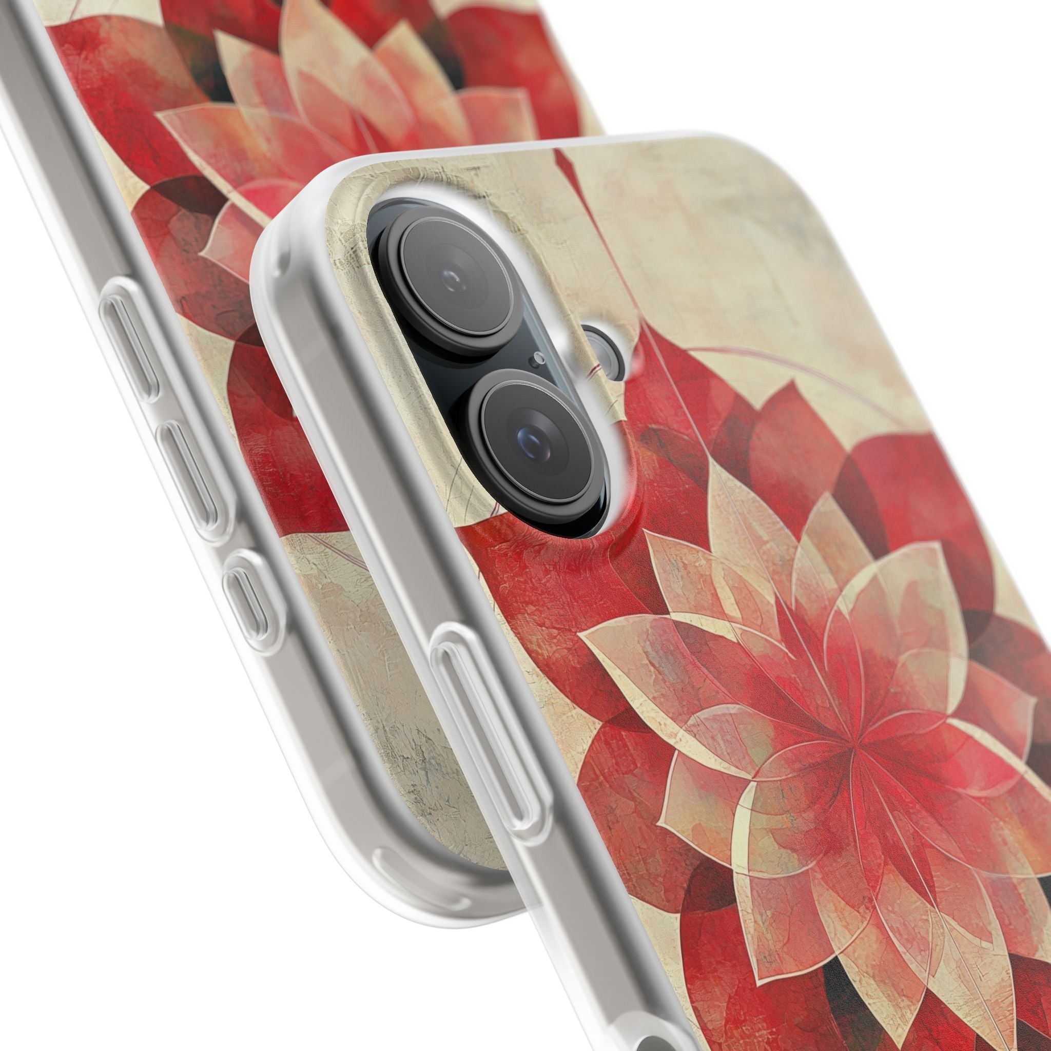 Crimson Petal Peak · Soft Phone Case for iPhone