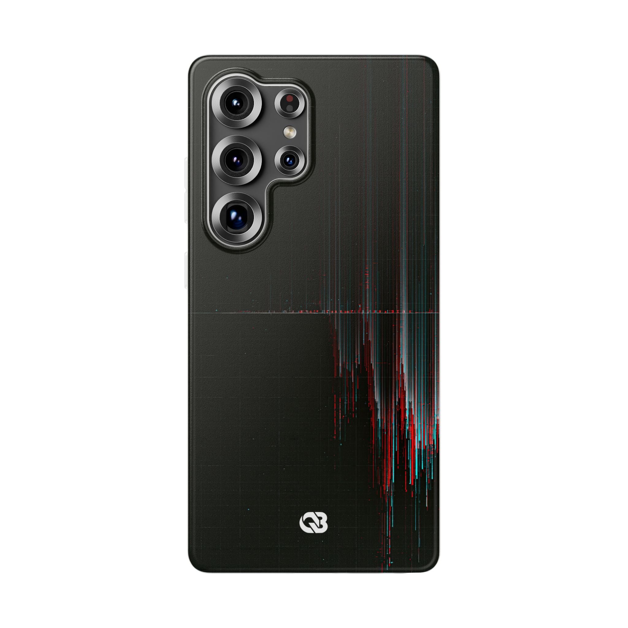 Black Lite Phone Case for Samsung - Corrupted Data Stream