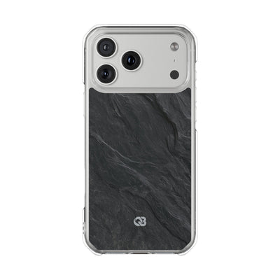 Black Impact MagSafe Phone Case for iPhone - Midnight Slate Ridge