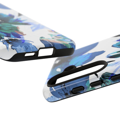 Blue Blossom Radiance Samsung S24 Case - Tough