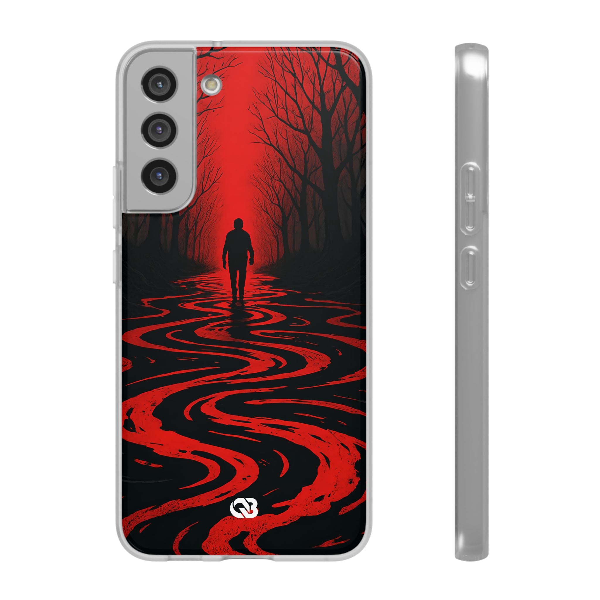 Crimson Shadow Path · Soft Handyhülle für Samsung