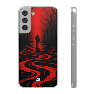 Crimson Shadow Path · Soft Handyhülle für Samsung