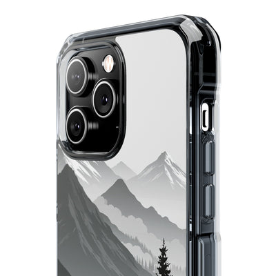 Grey Impact MagSafe Phone Case for iPhone - Granite Ridge Mist